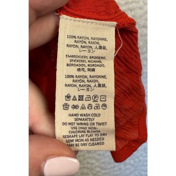 Free People Pretty‎ Pineapple Dress Wide Sleeve Kimono Cover Up Womens Size XS - Picture 5 of 8